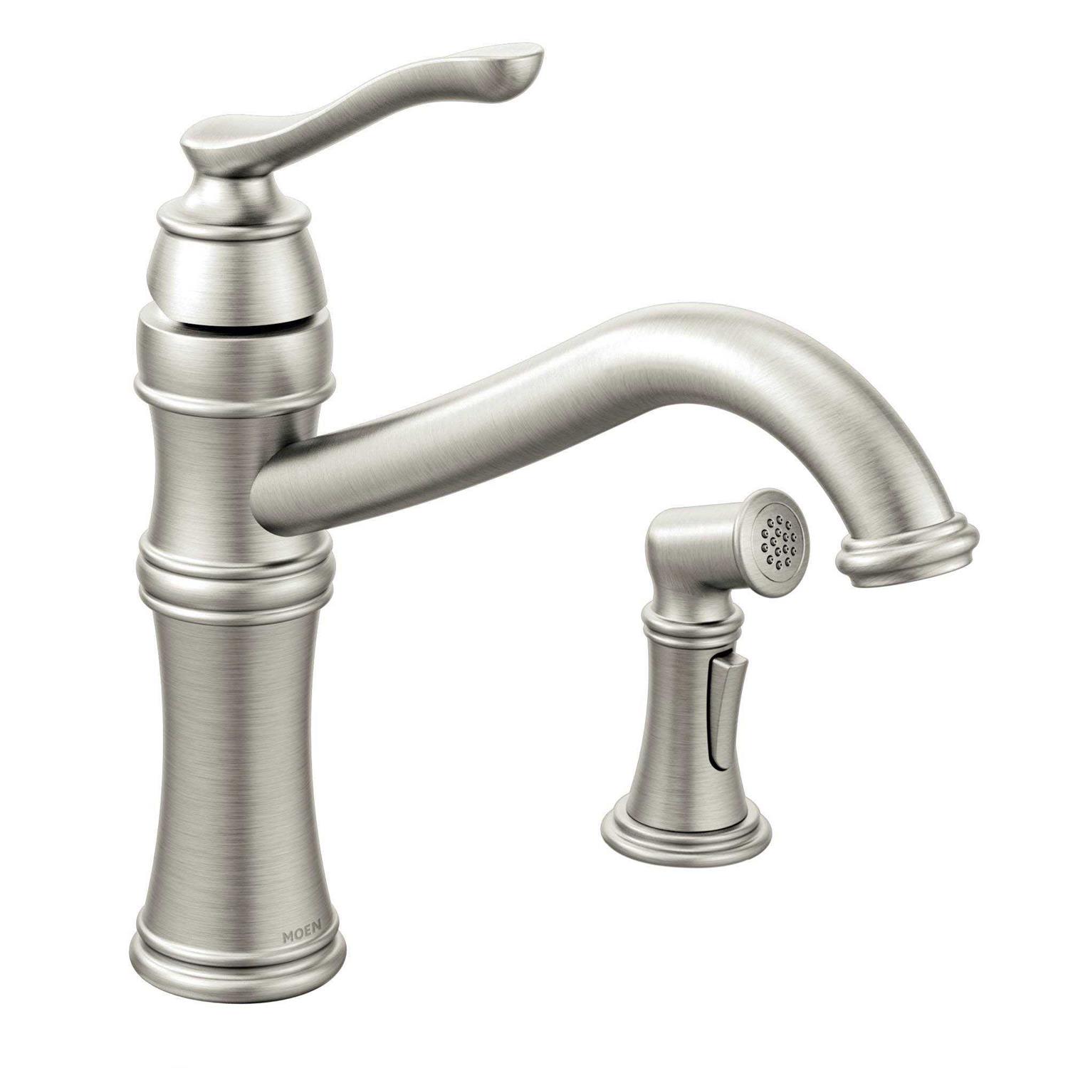 Moen Belfield One-Handle Kitchen Faucet - Cheap Fitting