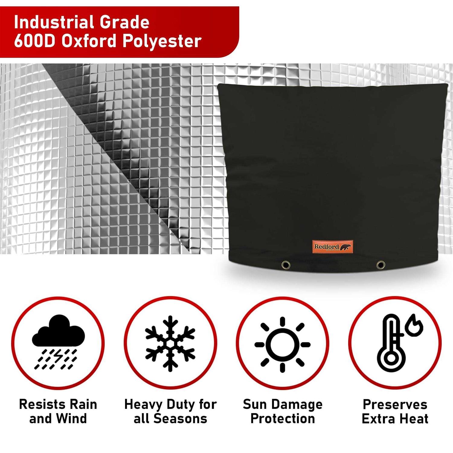 Redford Supply Co. Cold Snap Double Wall Cotton Backflow Preventer Insulation Cover - Cheap Fitting