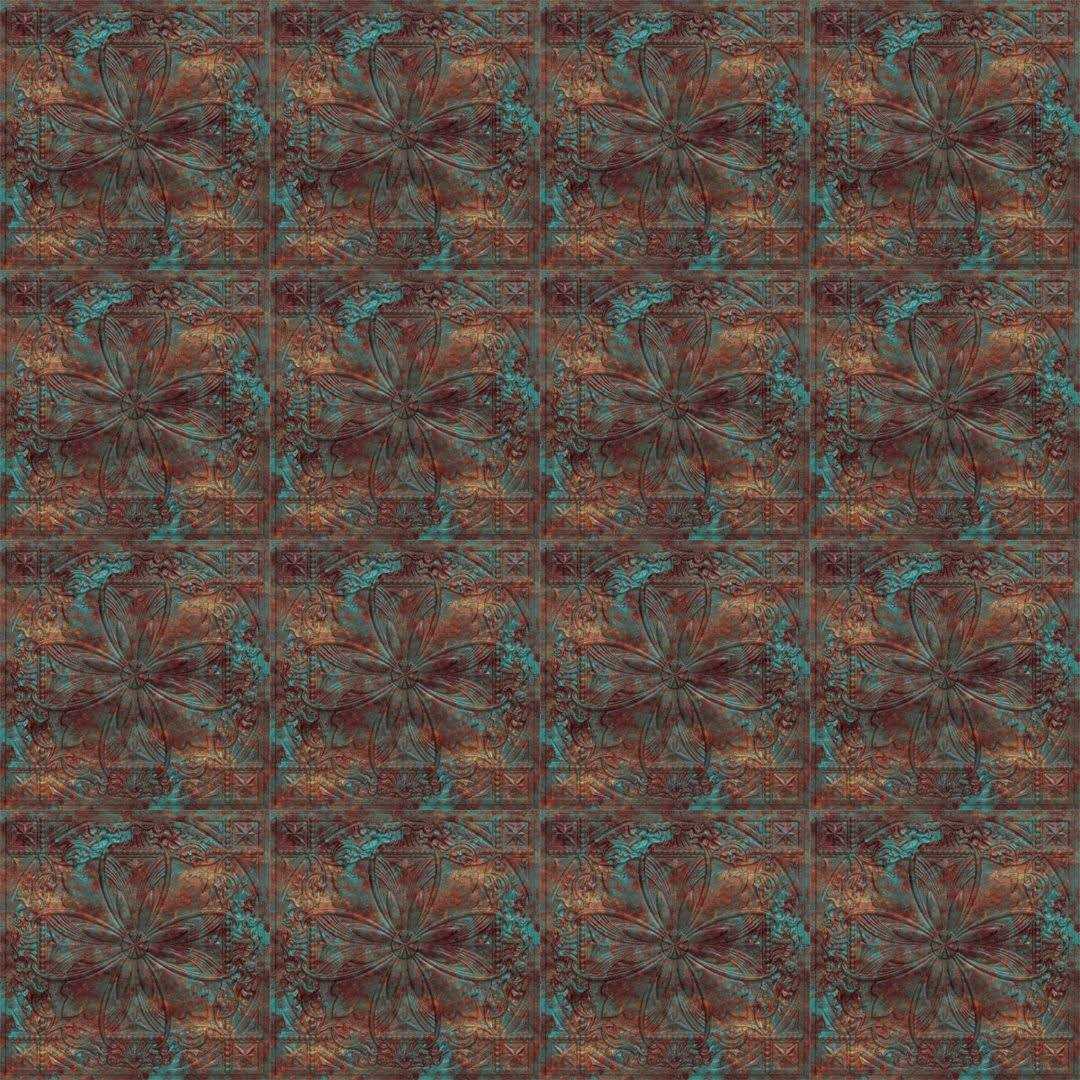 From Plain To Beautiful In Hours 337-Helena 2 ft. x 2 ft. PVC Lay-in or Glue-up Ceiling Tile - Cheap Fitting