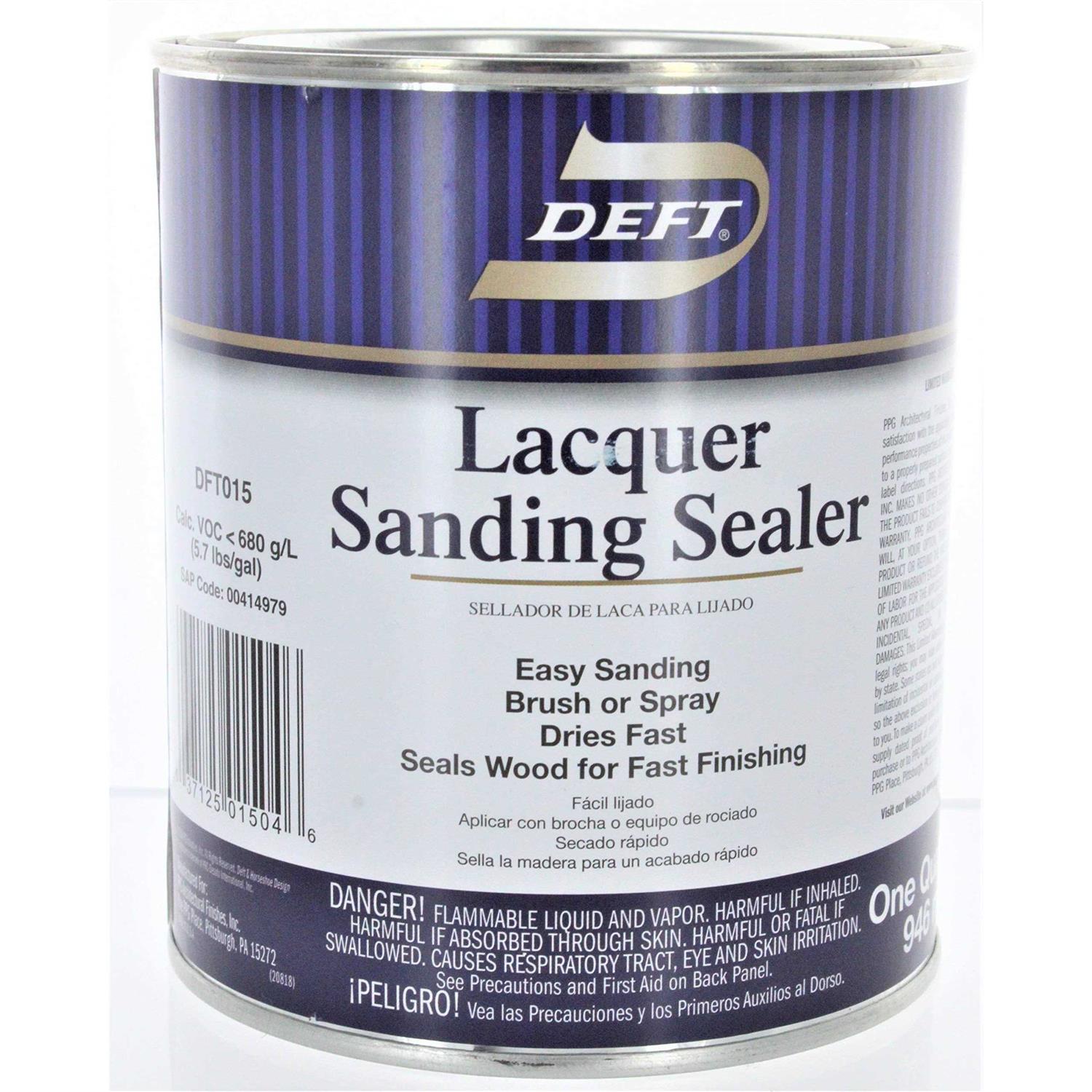 Deft Lacquer Sanding Sealer - Cheap Fitting