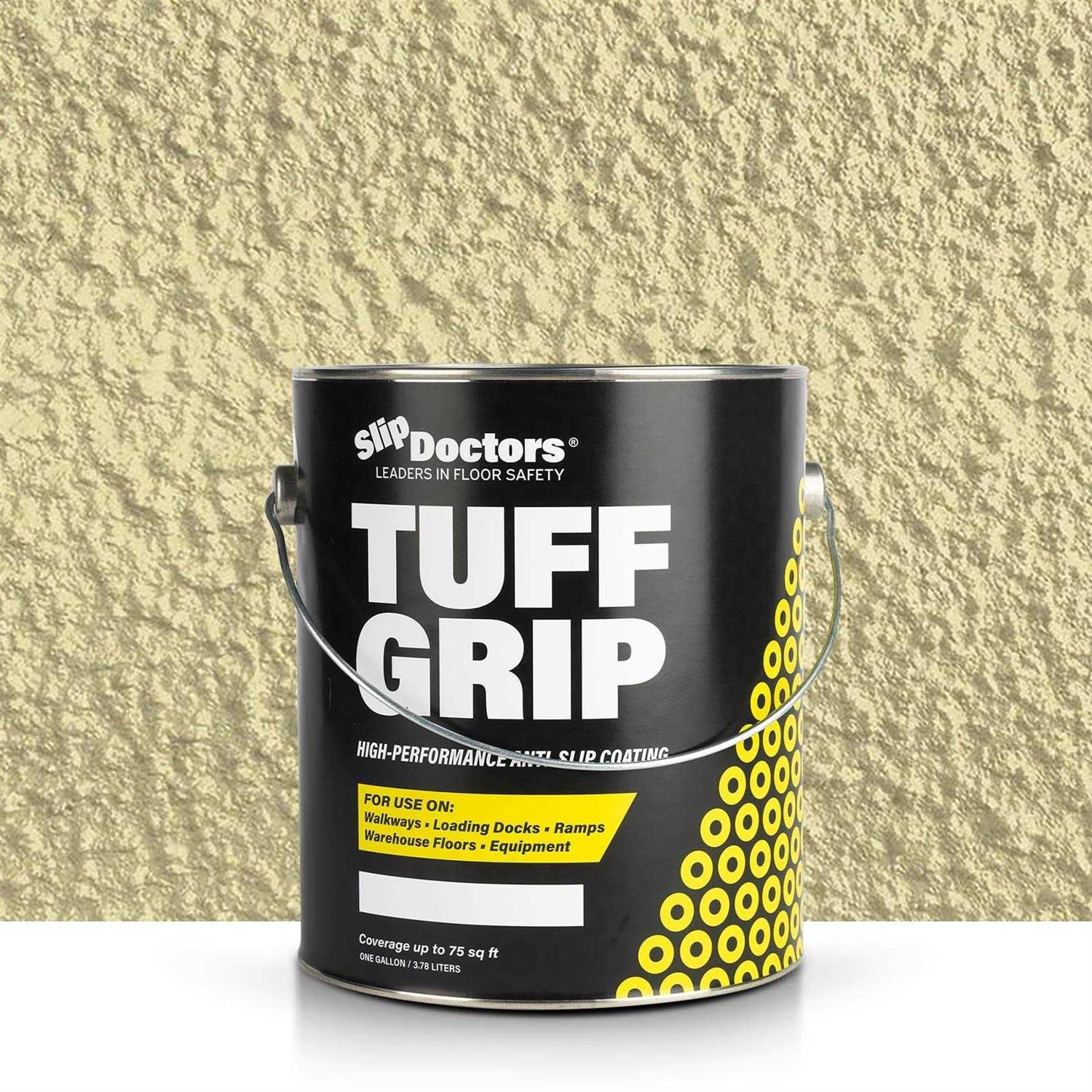 SlipDoctors Tuff Grip Extreme 1 Gallon Safety Yellow Aggressive Traction Non-Skid Floor Paint S-CT-TUFEXYEL1G - Cheap Fitting