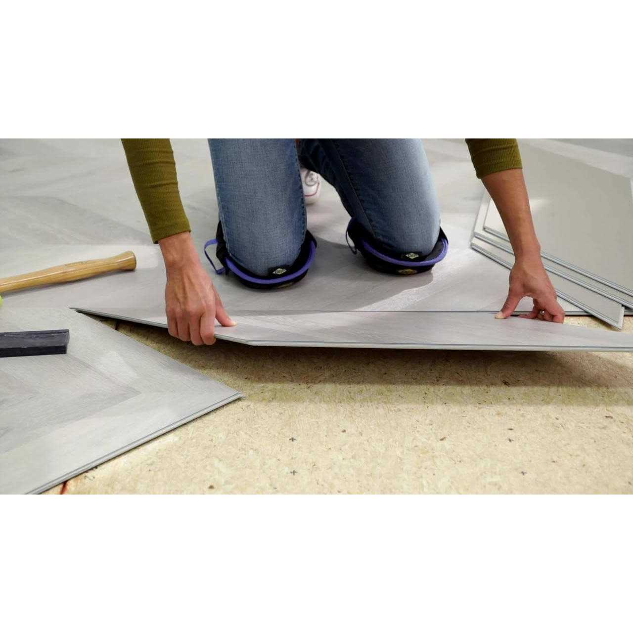 Lifeproof Chevron 12 MIL x 12 in. W x 28 in. L Click Lock Waterproof Luxury Vinyl Plank Flooring - Cheap Fitting