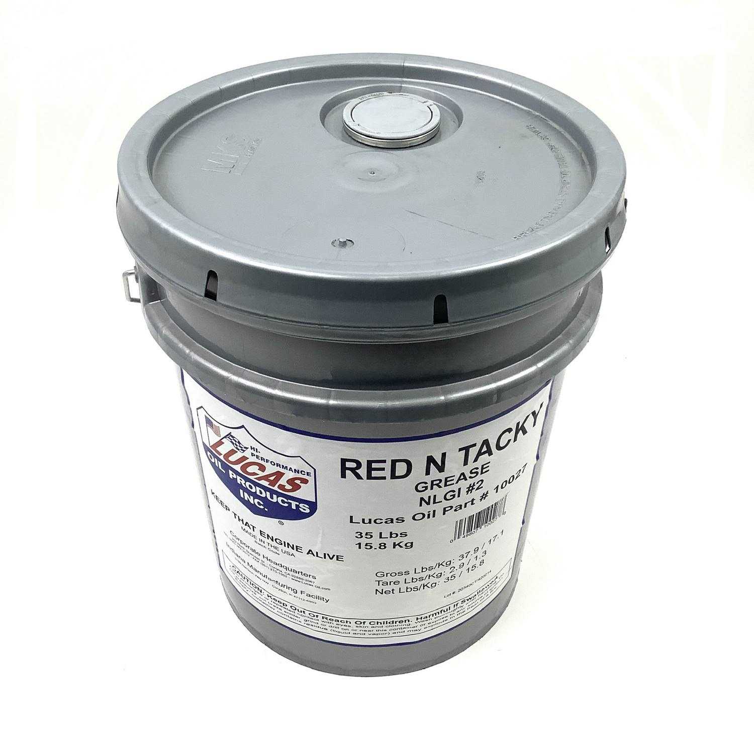 Lucas Oil 10027 Red N Tacky Grease - Cheap Fitting