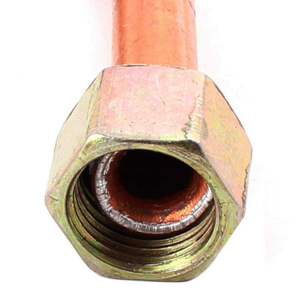 Ldexin Aluminum Alloy Air Compressor Exhaust Tube Replacement Copper Tone,15 Mm/0.6 Hex Nut Inner Diameter - Cheap Fitting