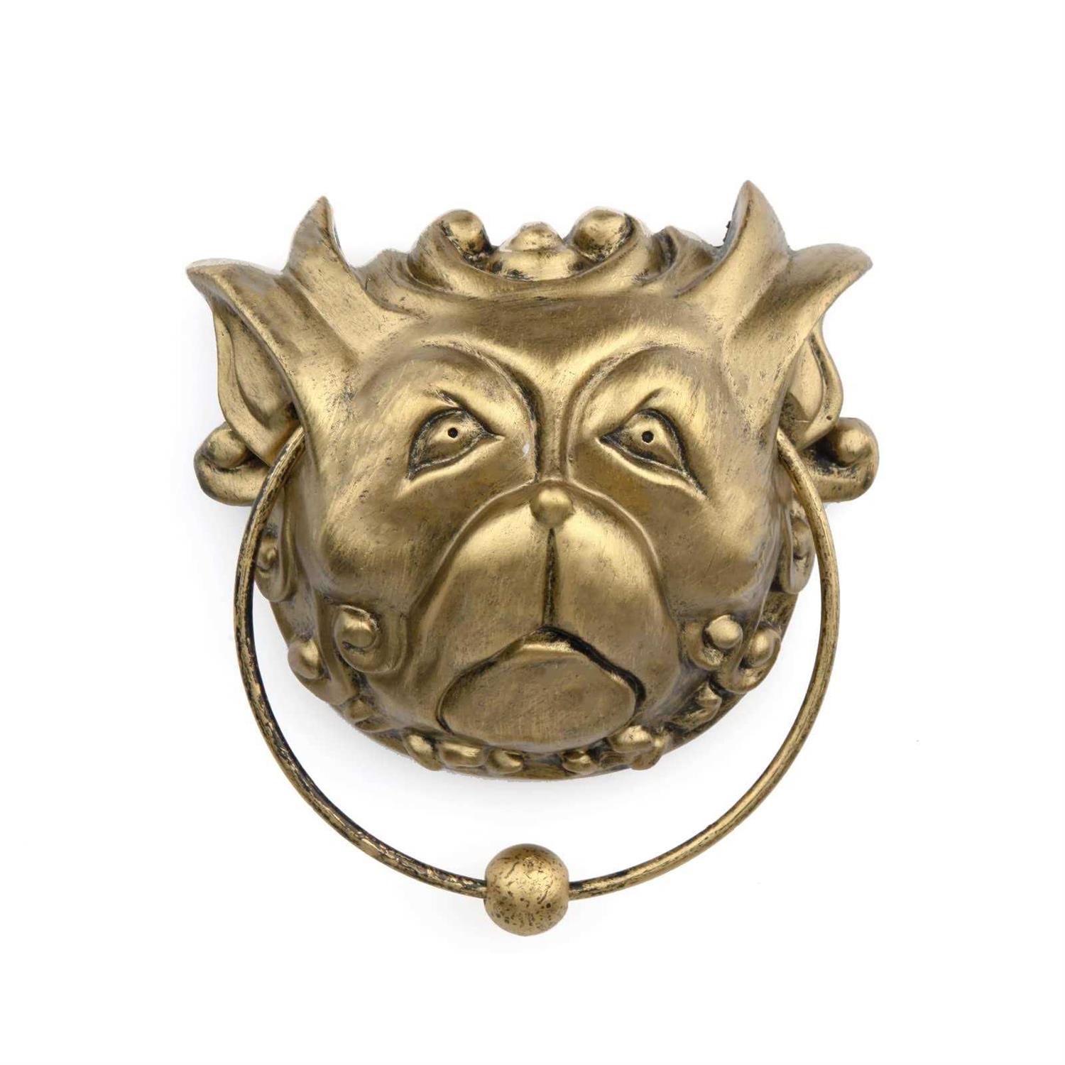 clpeen 2Pcs Labyrinth Door Knockers 3D Front Door Knocker Antique Bronze Art Decorative for Door - Cheap Fitting