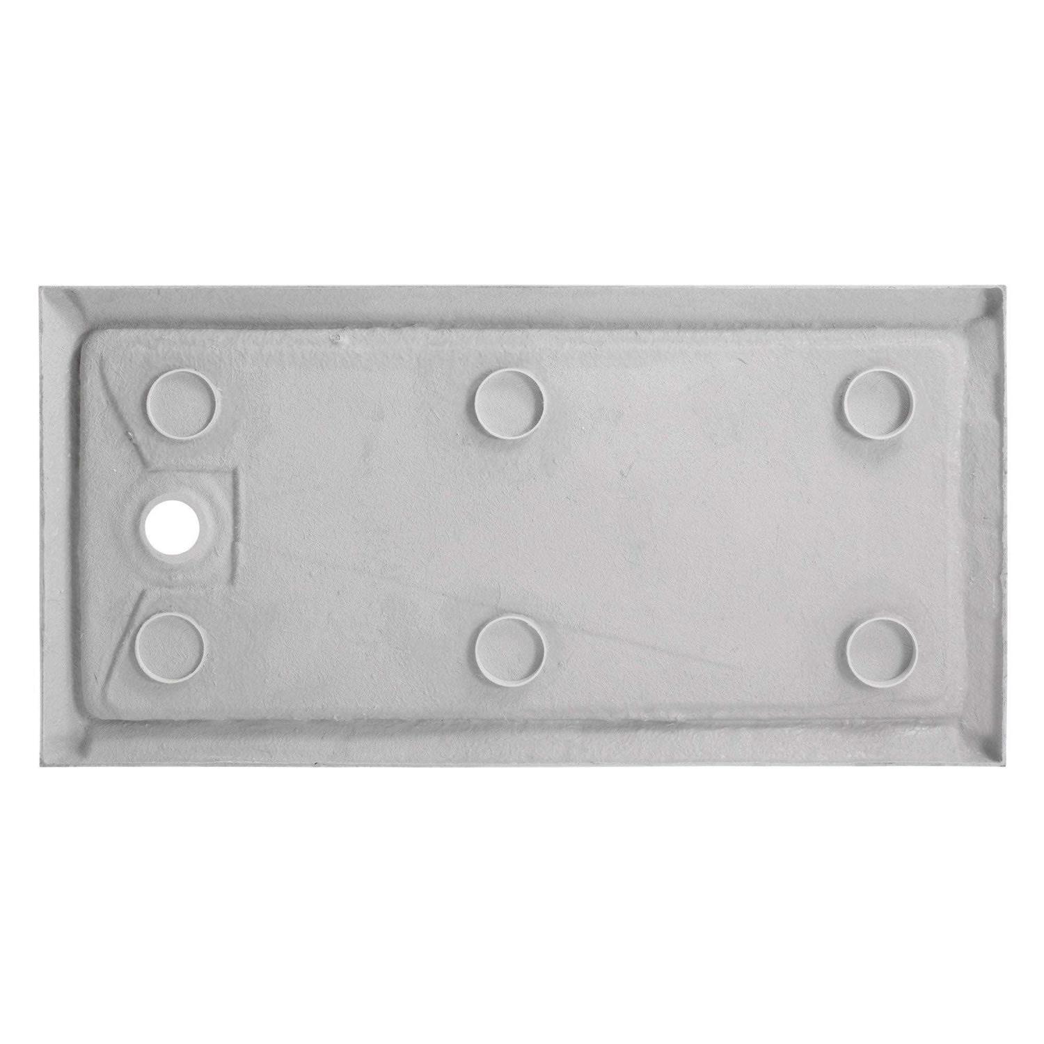 Miseno 59-7/8 x 30 Shower Base with Single Threshold and Drain - Cheap Fitting