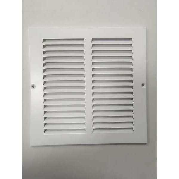 Zoro Select Return Air Grille 8 X 8 4MJN3 - Cheap Fitting