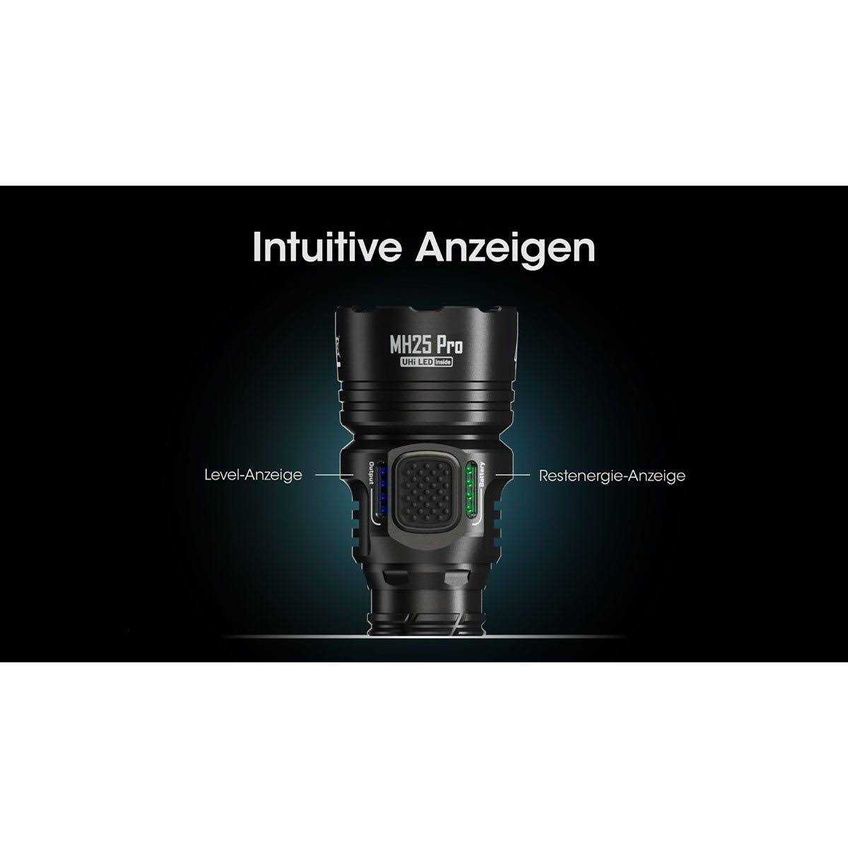 Nitecore MH25 Pro 3300 Lumen Long Throw Rechargeable Flashlight - Cheap Fitting