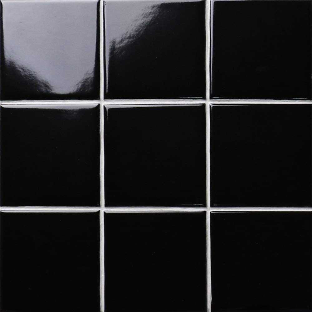 Tenedos 4 Ceramic Tile 4.25 inch Gloss 4 1/4 Box of 10 Piece for Bathroom Wall and Kitchen Backsplash - Cheap Fitting