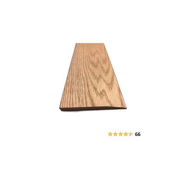5 Wide x 5/8 High Unfinished Oak Half Threshold - Cheap Fitting