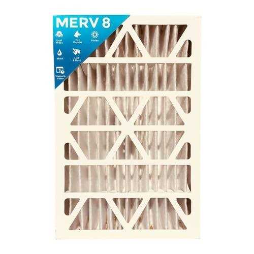 MERV Pleated AC Furnace Air Filters. 6 Pack - Cheap Fitting
