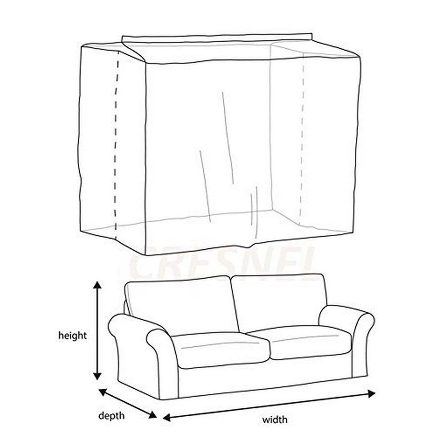 CRESNEL Furniture Cover Plastic Bag for Moving Protection and Long Term Storage - Cheap Fitting