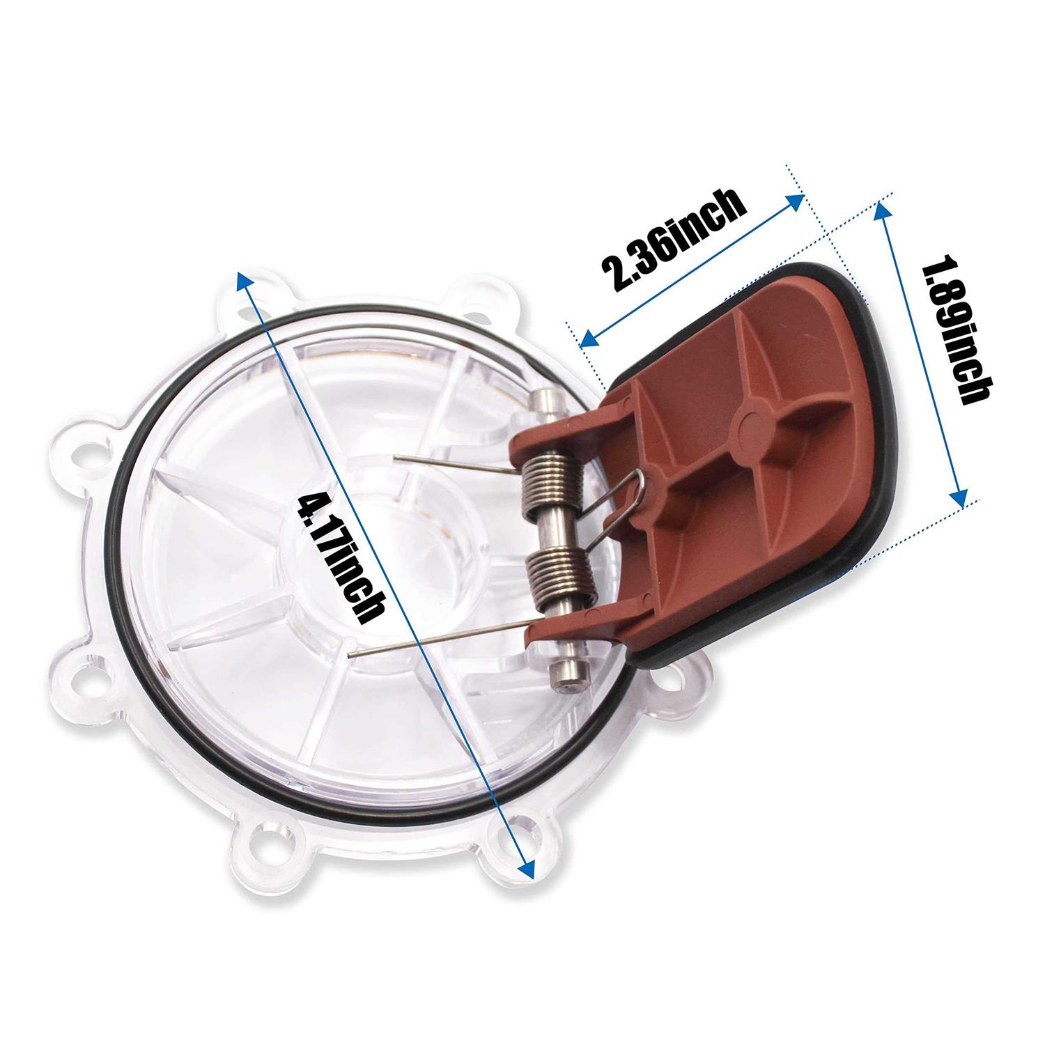 7056 Check Valve Cover with Flapper Assembly Replacement for Zodiac Jandy Spring Check Valve Models 7235 - Cheap Fitting