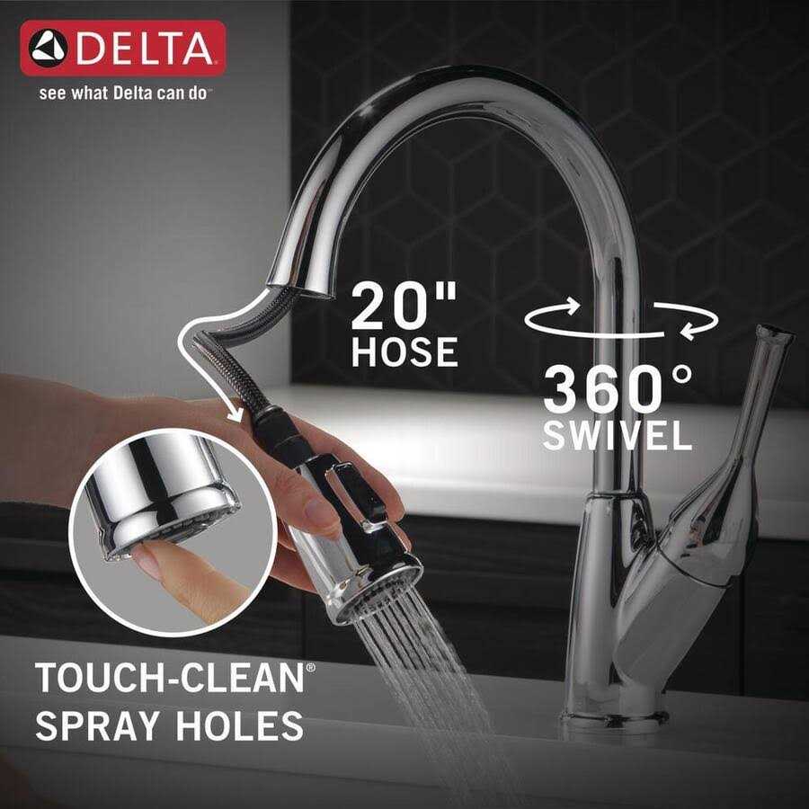 Delta Classic Single Handle Pull-Down Kitchen Faucet - Cheap Fitting