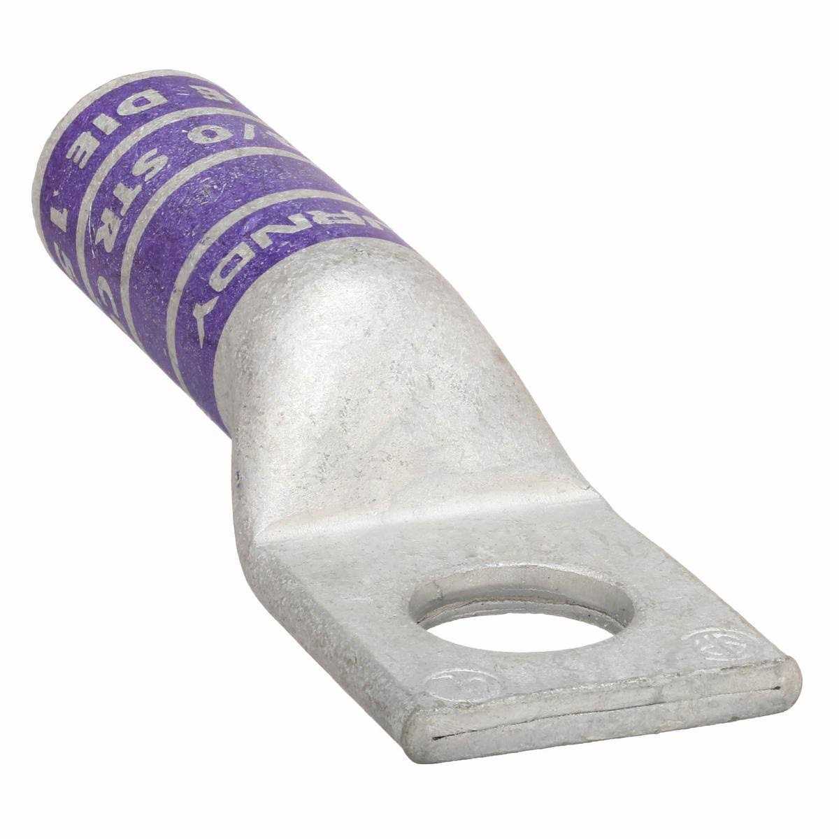 Burndy OneHoleLugCmprsnConn,Long,Purple,15 YA28 - Cheap Fitting