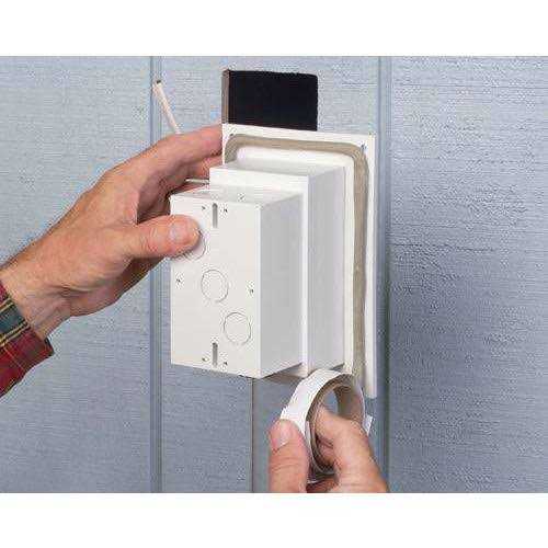 Low Profile in Box Old Work Recessed Electrical Box White Cover Arlington DBVR1W - Cheap Fitting