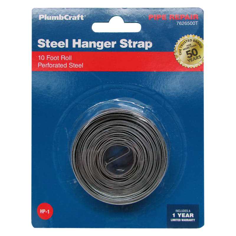Waxman 7626500t Steel Hanger Strap - Cheap Fitting