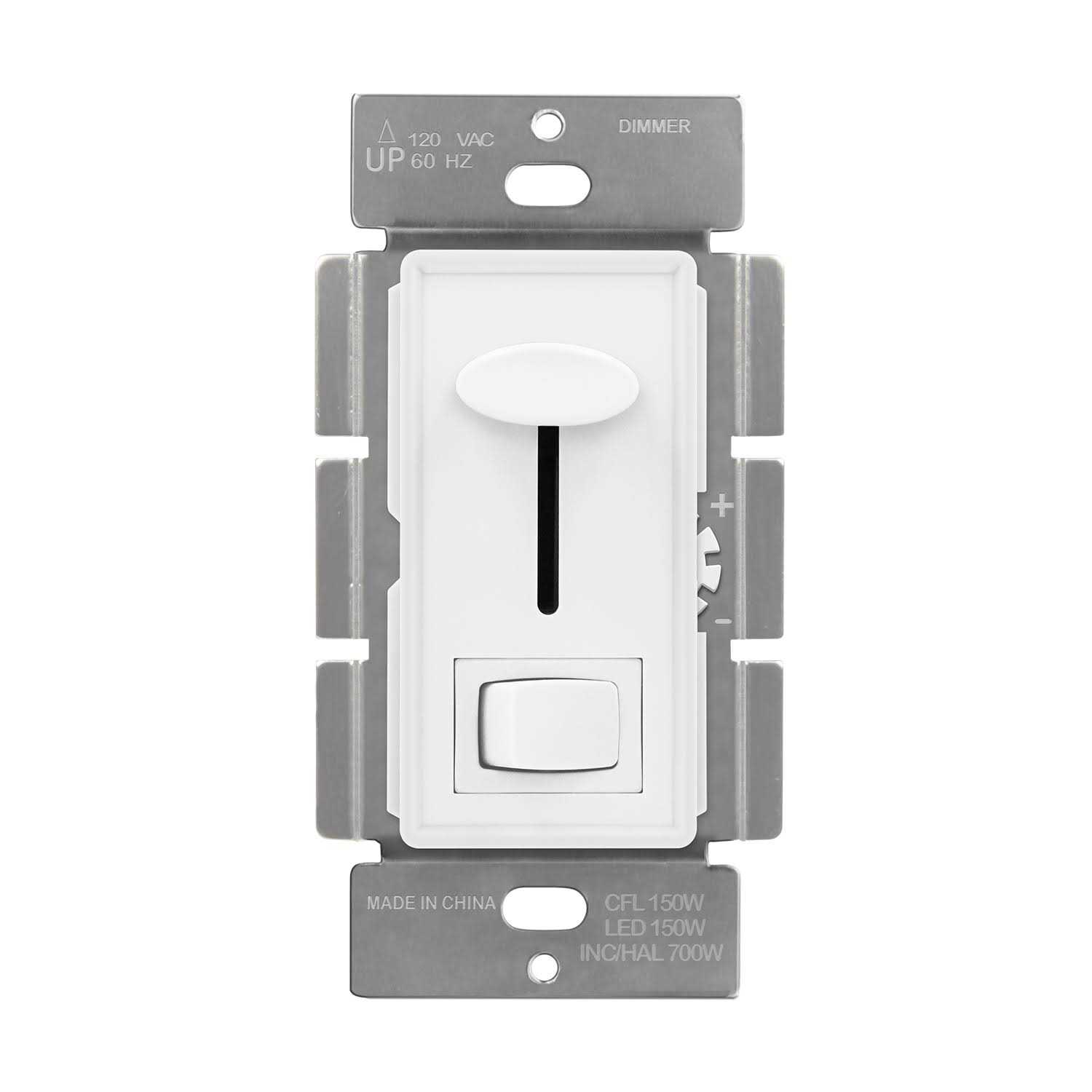 Enerlites Ivory 150W Single Pole & 3-Way LED & CFL Dimmer 59302-I - Cheap Fitting