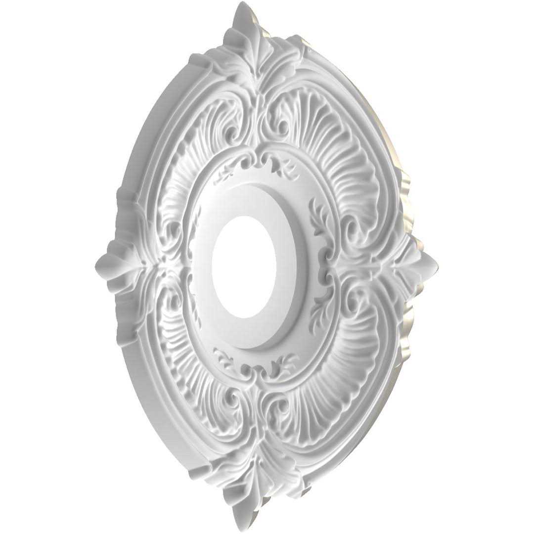 Ekena Millwork 3 1/2ID x 1P Attica Thermoformed PVC Ceiling Medallion - Cheap Fitting