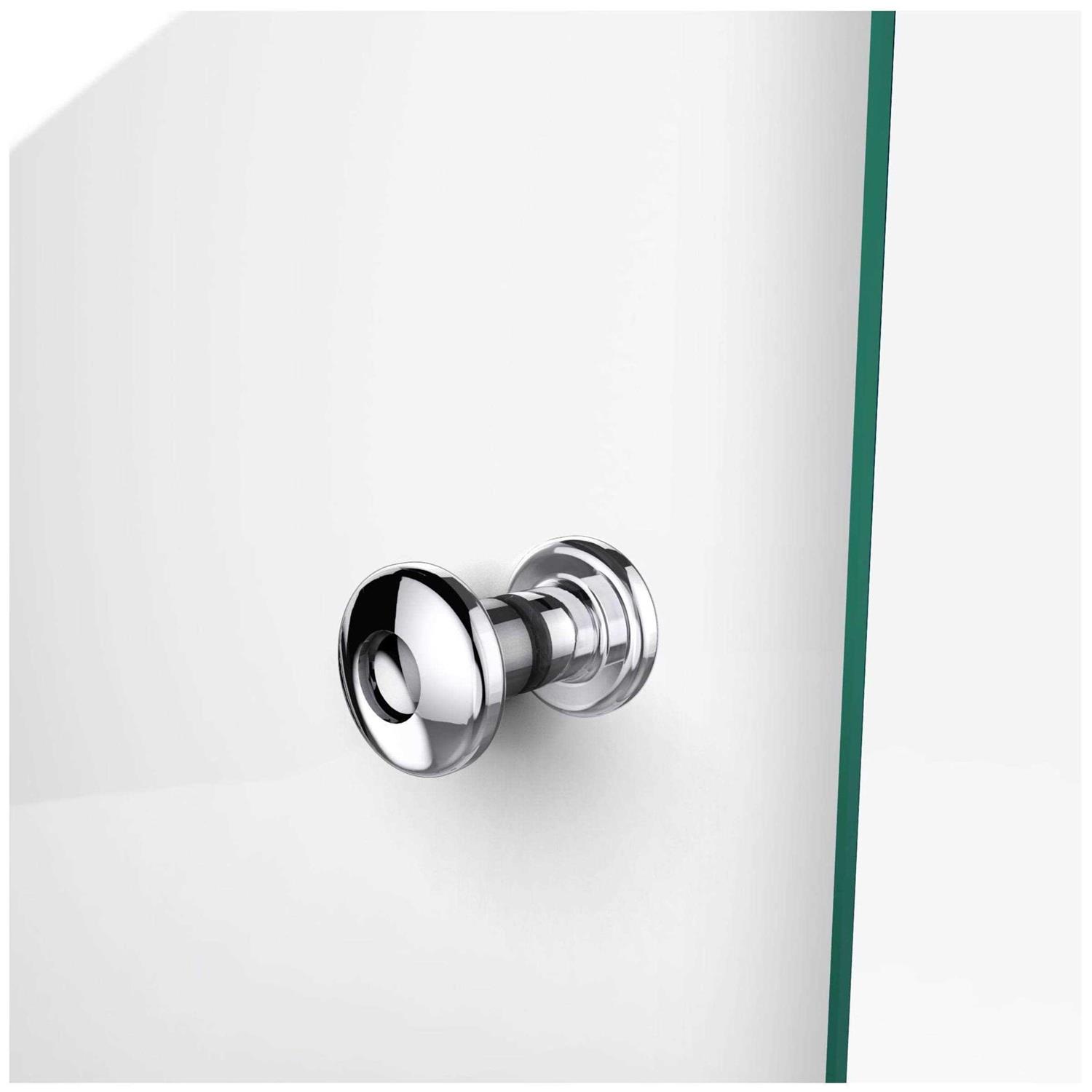 DreamLine SHDR-3634720-01 Aqua Fold 33 1/2 in. W x 72 in. H Frameless Bi-Fold Shower Door - Cheap Fitting