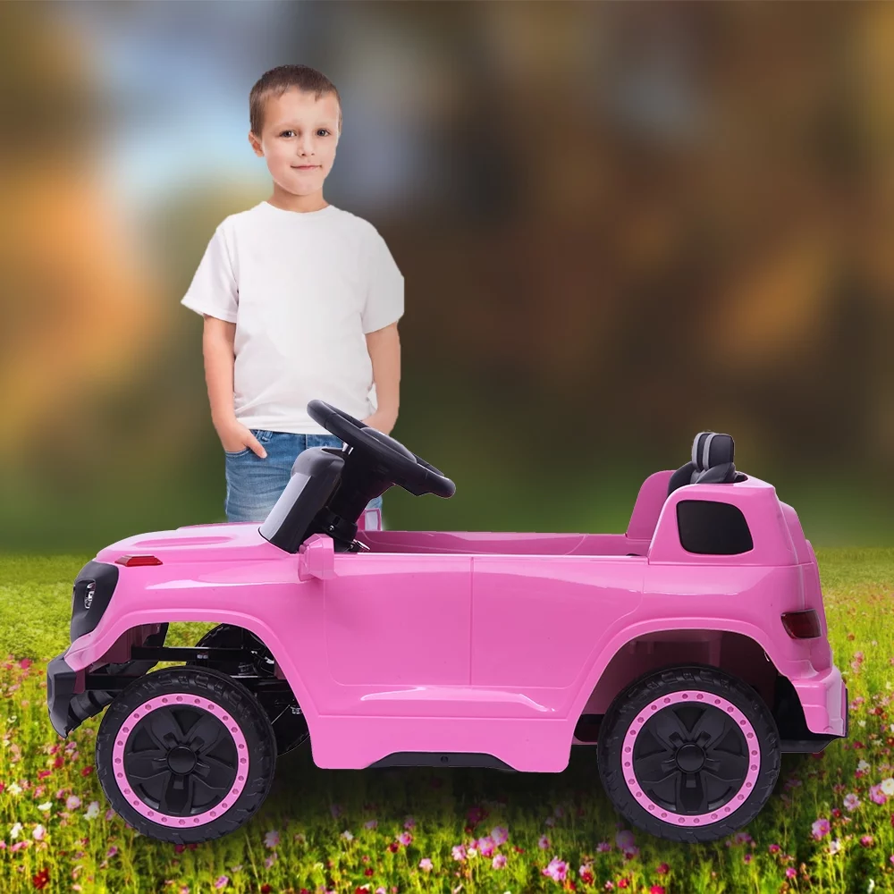 Ktaxon 6V Kids Ride On Car RC Remote Control Battery Powered w/ LED Lights, 3 Speed - Cheap Fitting
