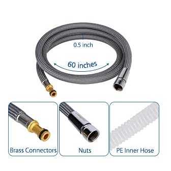 MILMUMU Replacement Hose Kit for Moen Pullout Kitchen Faucets 159560 Hose Replacement Compatible withHose Service Kit for Moen Pullout Style Kitchen - Cheap Fitting