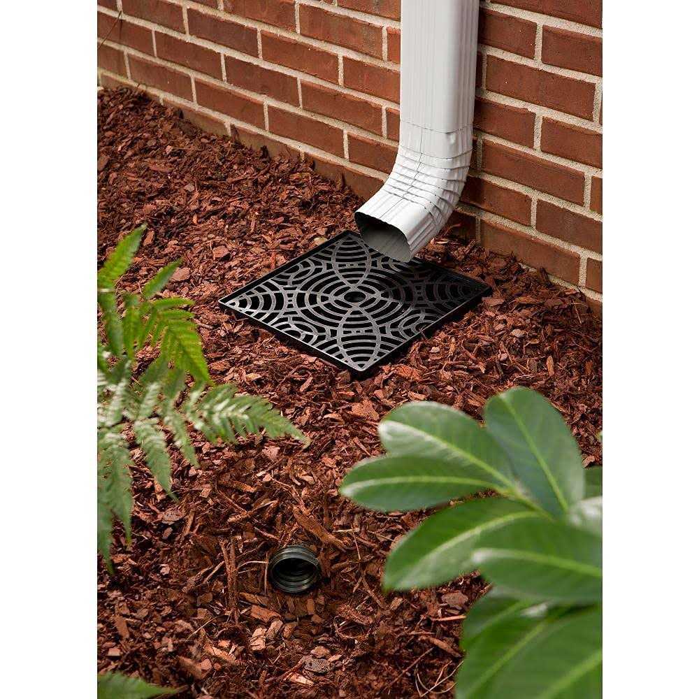 Amerimax 12-in No Dig Low Profile Catch Basin Downspout Extension Kit - Cheap Fitting