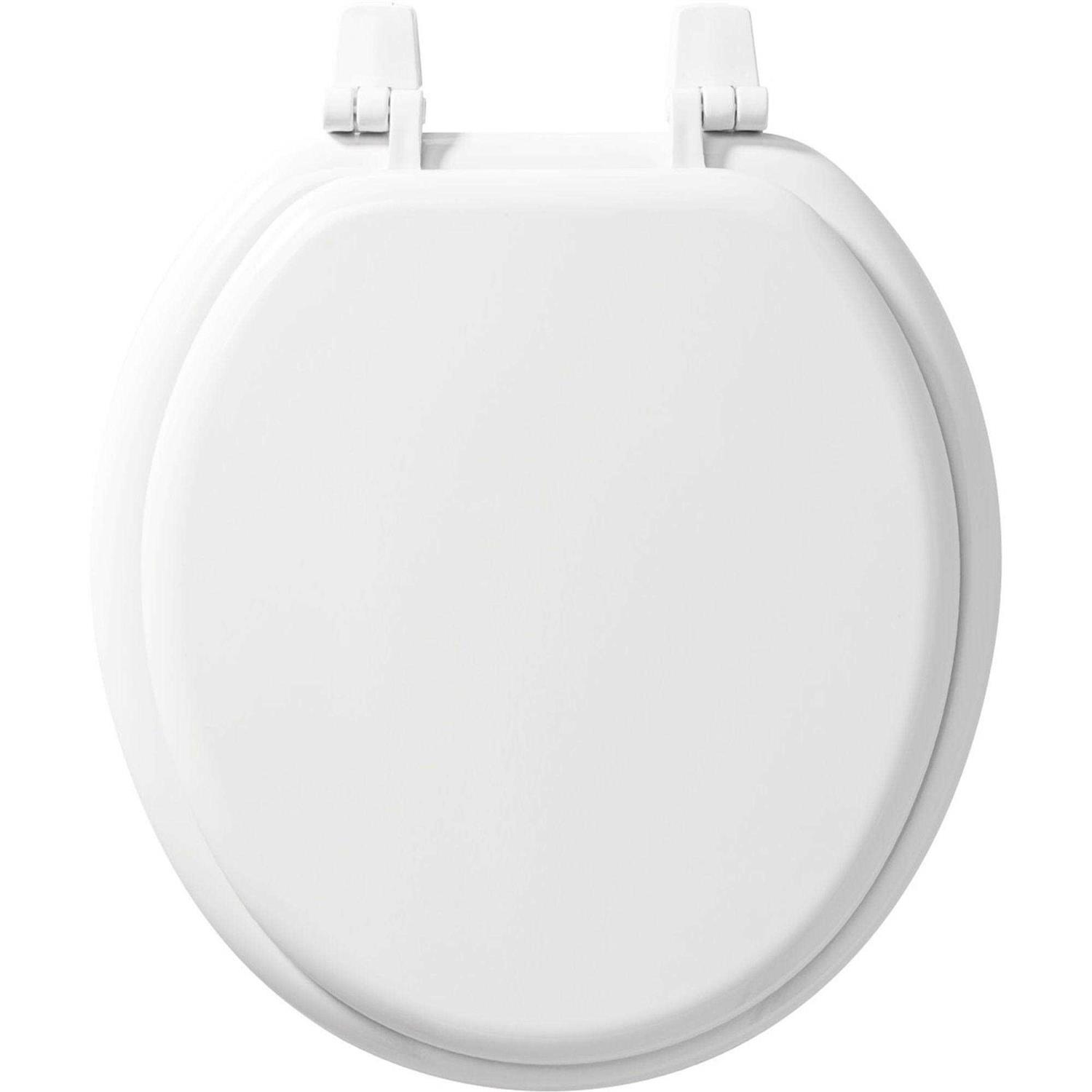 Bemis Round White Wood Toilet Seat 400TTA 000 - Cheap Fitting