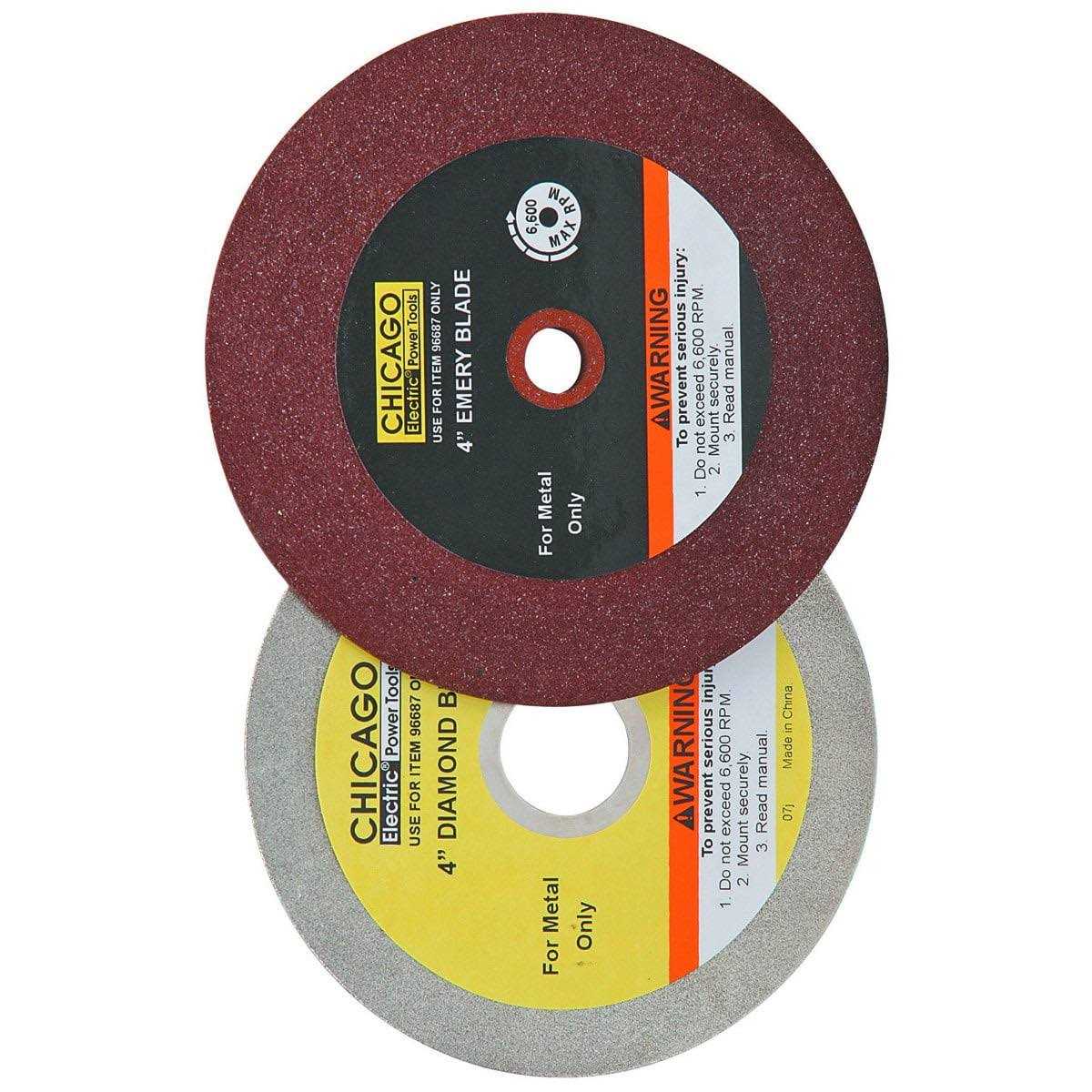 Chicago Electric Power Tools Replacement Wheels for the 120 Volt Circular Saw Blade Sharpener - Cheap Fitting