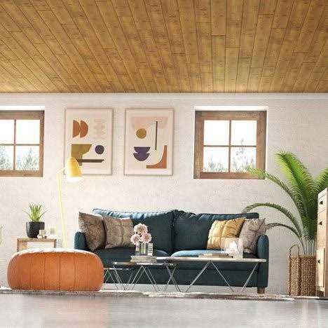 Armstrong Ceilings 84-in x 5-in WoodHaven Mdf Surface-Mount Ceiling Plank - Cheap Fitting