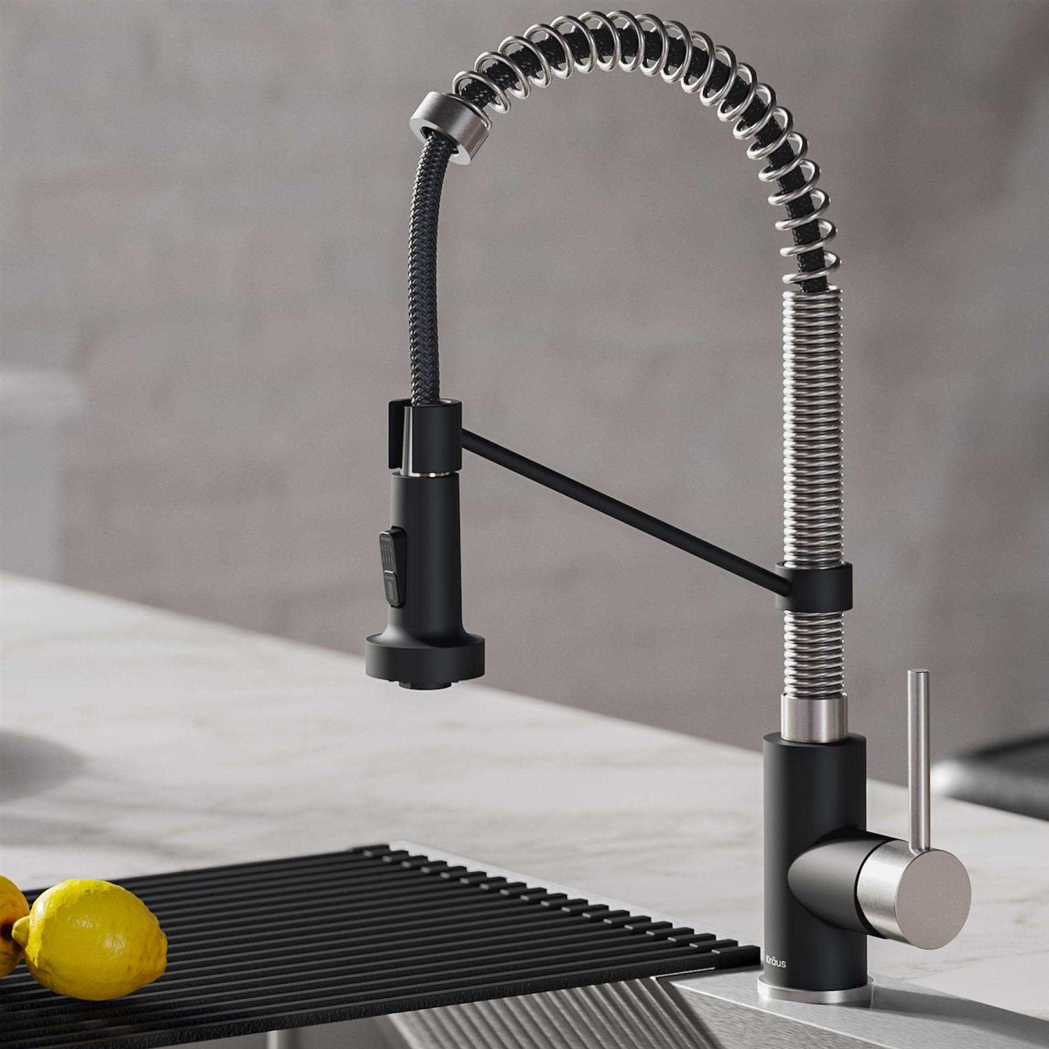Kraus Bolden Single Handle 18-Inch Commercial Kitchen Faucet Function Pull-Down KPF-1610 - Cheap Fitting