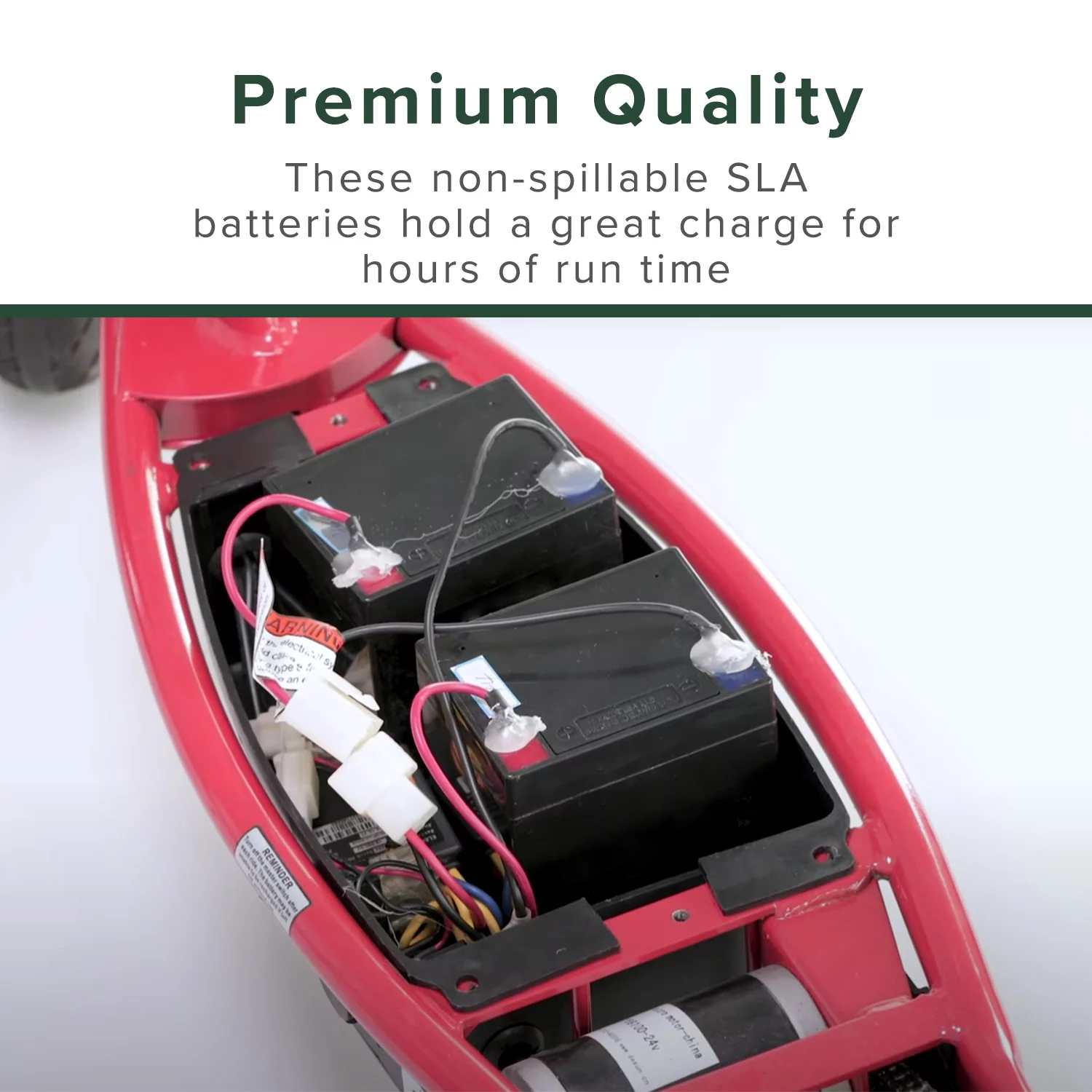 AlveyTech 24 Volt Battery Pack (Versions 1-7) - For the Razor E100, E100 Glow, E125 Electric Scooter - Cheap Fitting