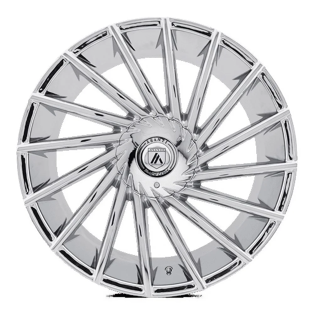 ASANTI BLACK ABL-18 MATAR 20X8.5 BLANK 15ET 74.1CB CHROME WHEEL - Cheap Fitting