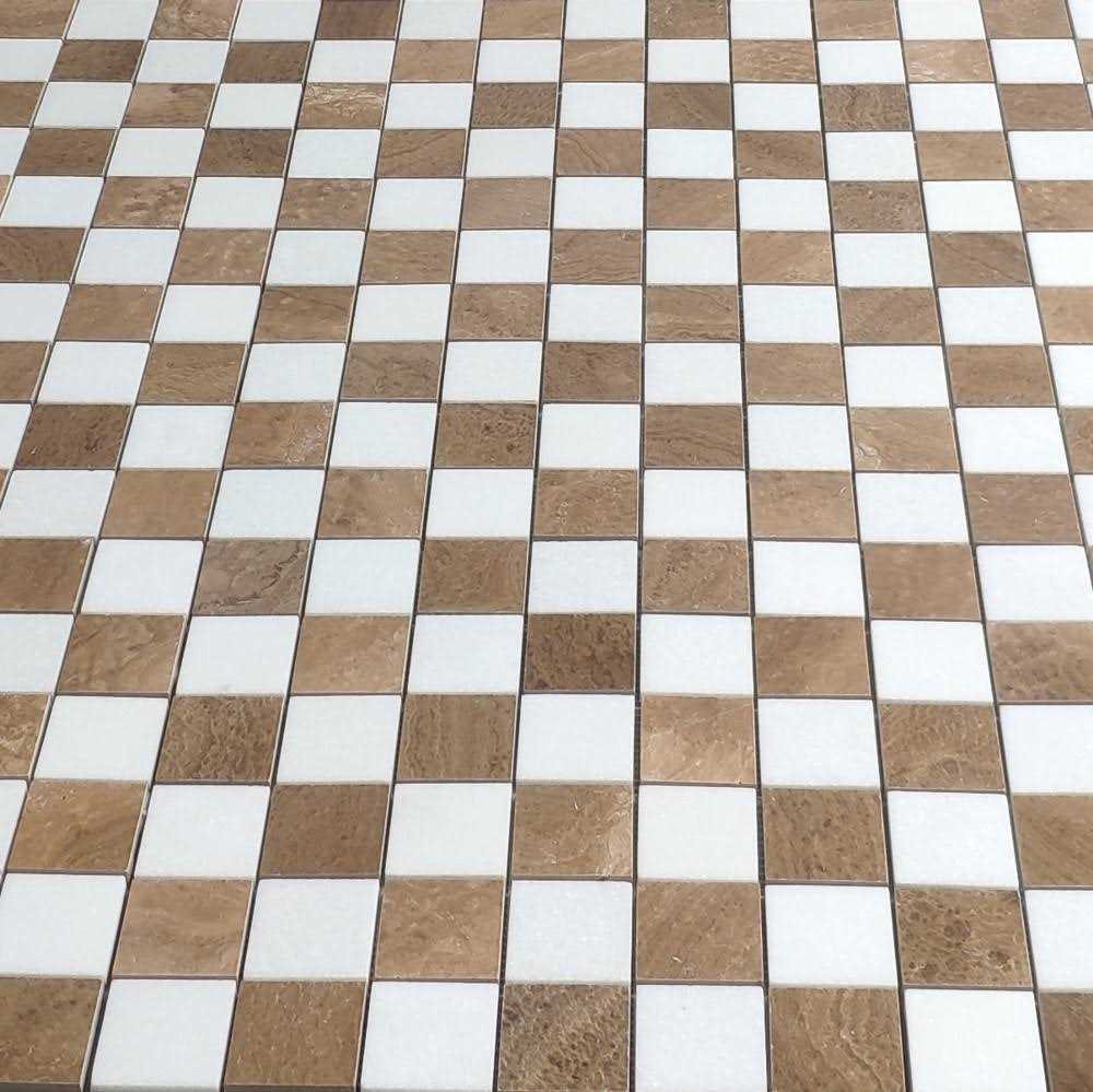 12 x 12 Marble Mosaic Wall & Floor Tile Marble Online - Cheap Fitting