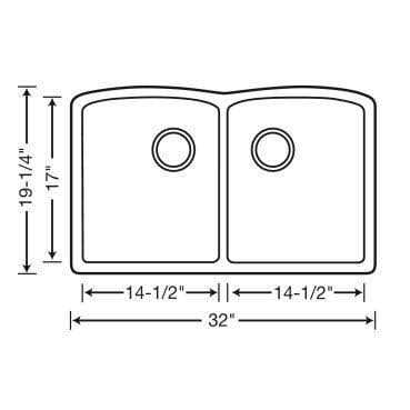 Blanco Diamond Double Bowl Undermount Kitchen Sink - Cheap Fitting