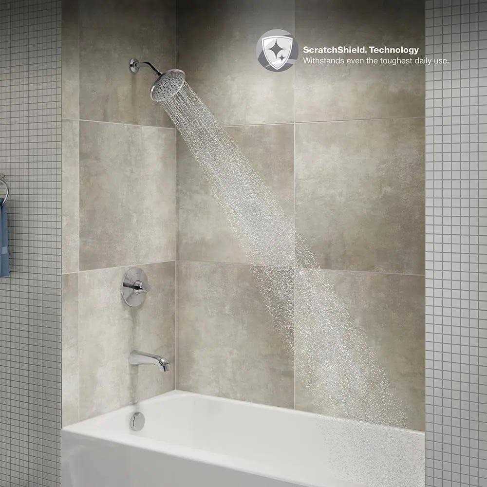 Kohler Cursiva Single-Handle 3-Spray Tub and Shower Faucet 1.75 GPM K-R26929-4G-BL - Cheap Fitting