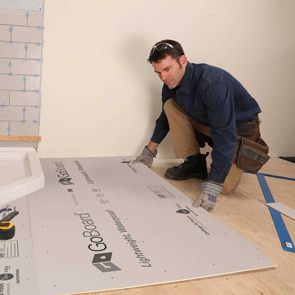 GoBoard 3-ft x 5-ft x 1/2-in Waterproof Polyisocyanurate Backer Board - Cheap Fitting