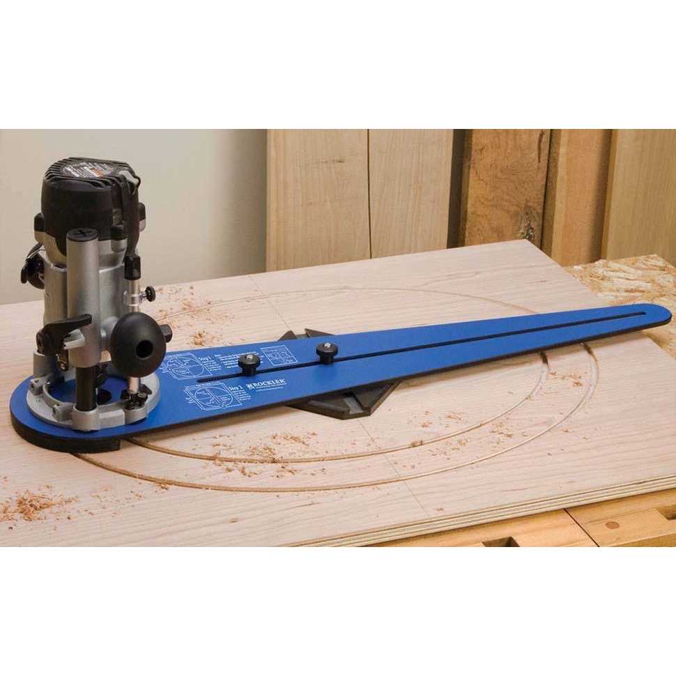 Rockler Ellipse Router Circle Cutting Jig - Cheap Fitting