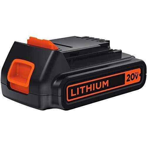Black+decker 20-Volt Max Lithium Ion Battery - Cheap Fitting