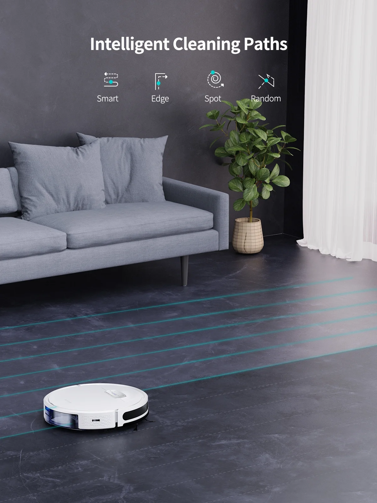 Honiture Robot Vacuum, 4000Pa Smart Robot Vacuum Cleaner and Mop Combo Compatible with Alexa/Wifi/App, 150min Runtime, for Pet Hair, Hard Floors, Carpet, Blanket - Cheap Fitting