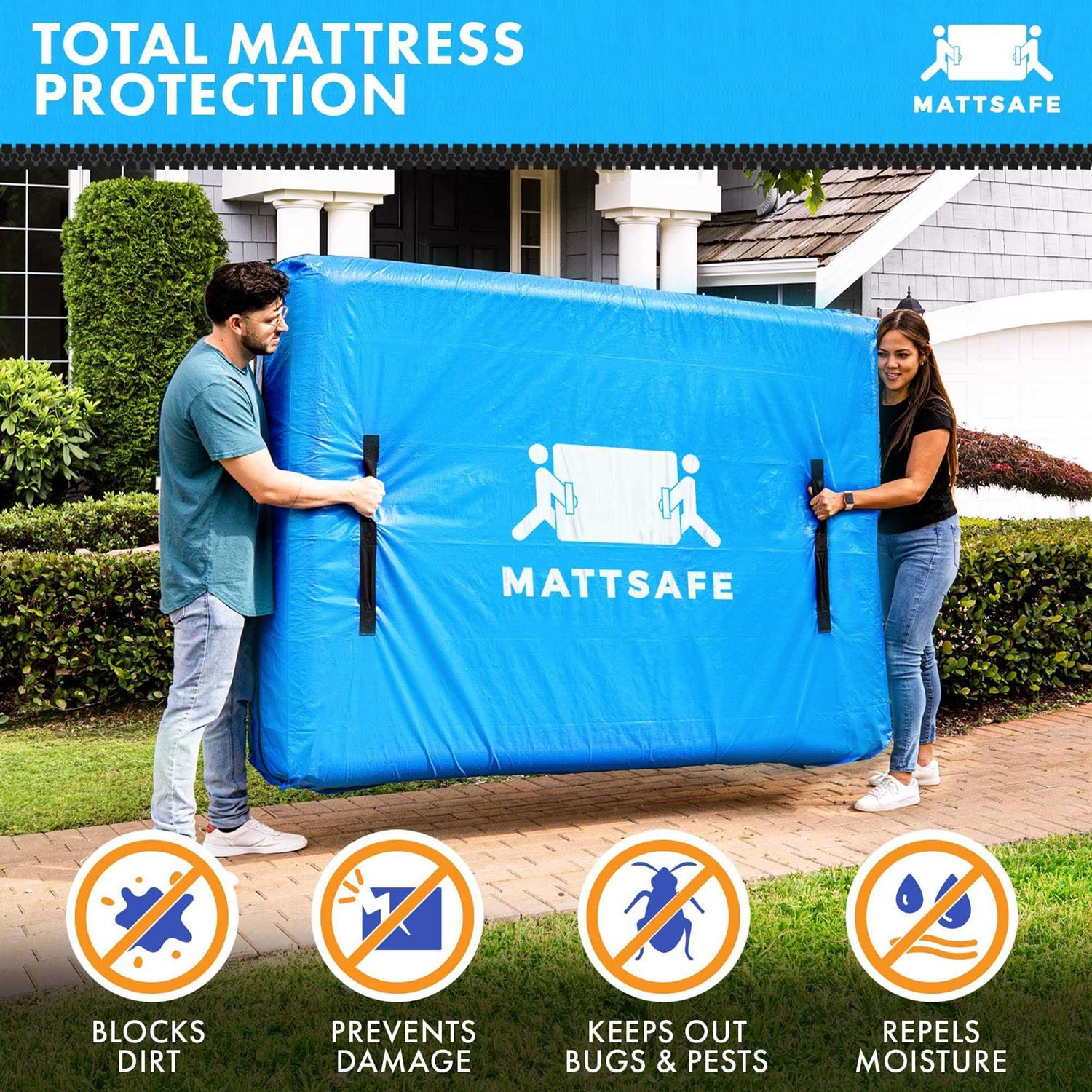 Mattsafe Mattress Bags for Moving And Storage - Cheap Fitting