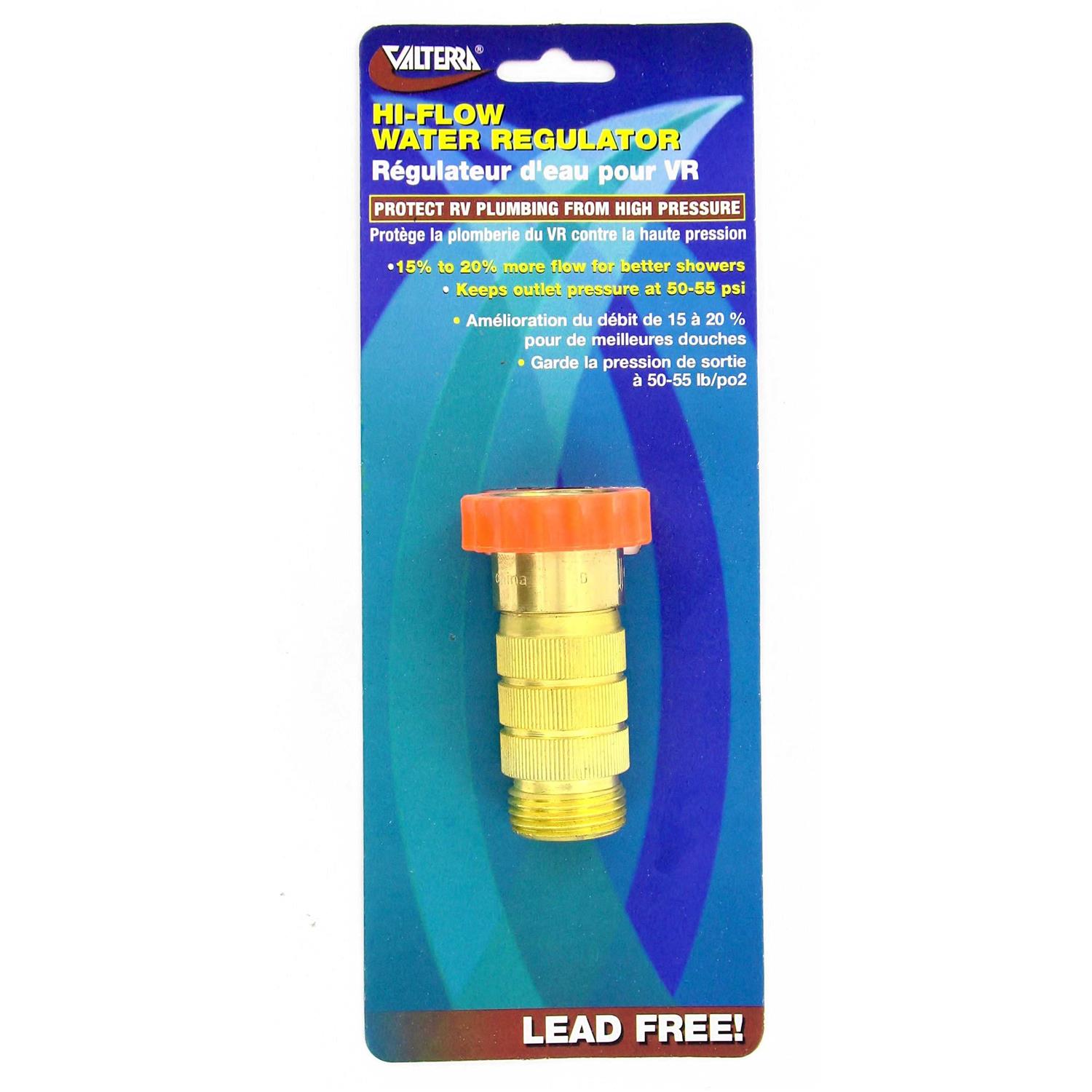 Valterra A01-1122VP High Flow Water Regulator - Cheap Fitting