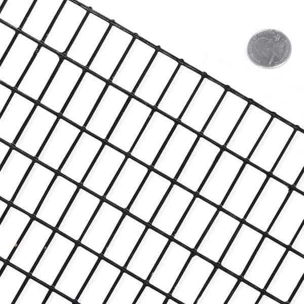 Fencer Wire 16 Gauge Black Vinyl Coated Welded Wire Mesh Size by 1 inch - Cheap Fitting