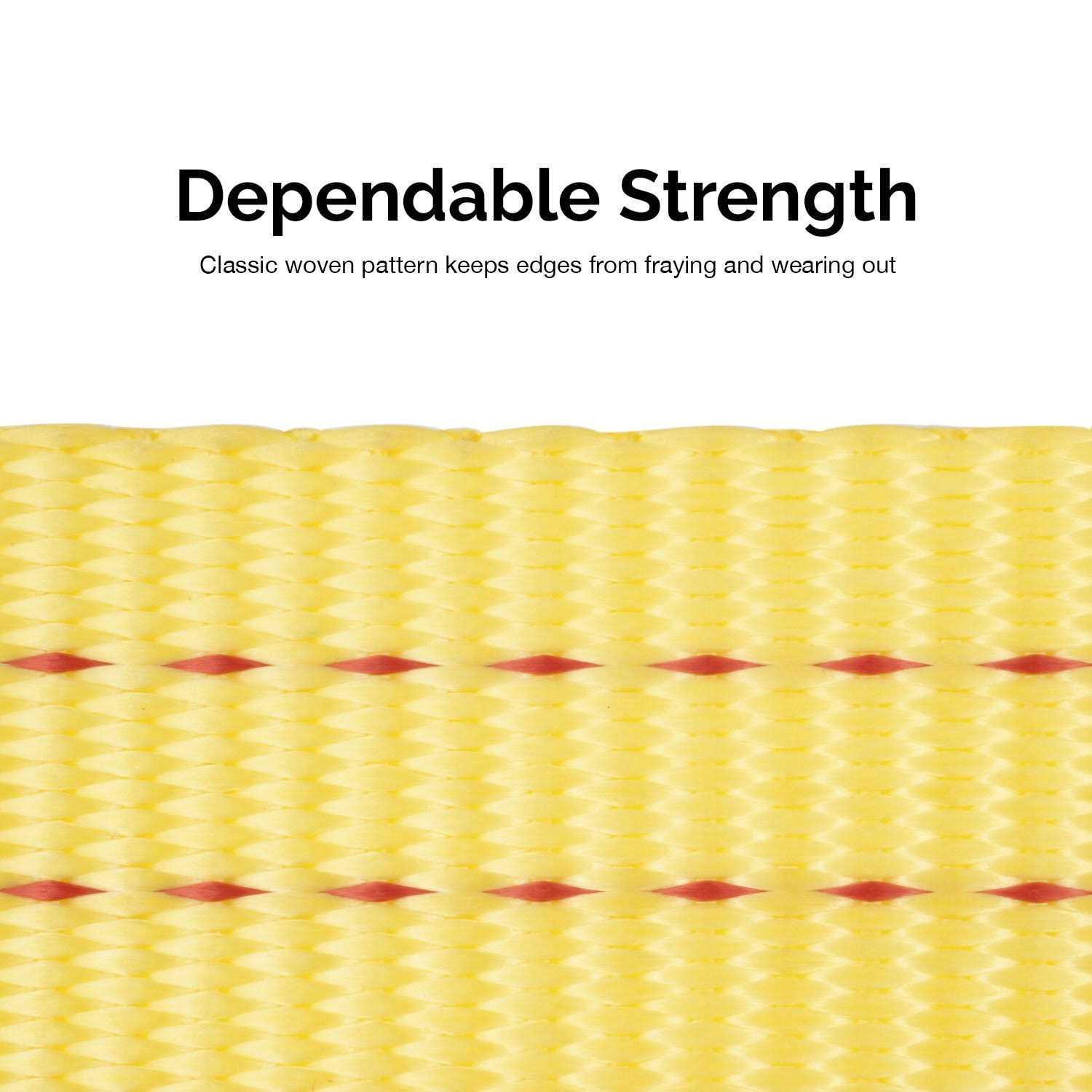 Neiko 51005A Heavy-Duty Tow Strap with Hooks, 2 Inches by 20 Feet, Woven Polyester Webbing, and 10,000-Pound Capacity - Cheap Fitting