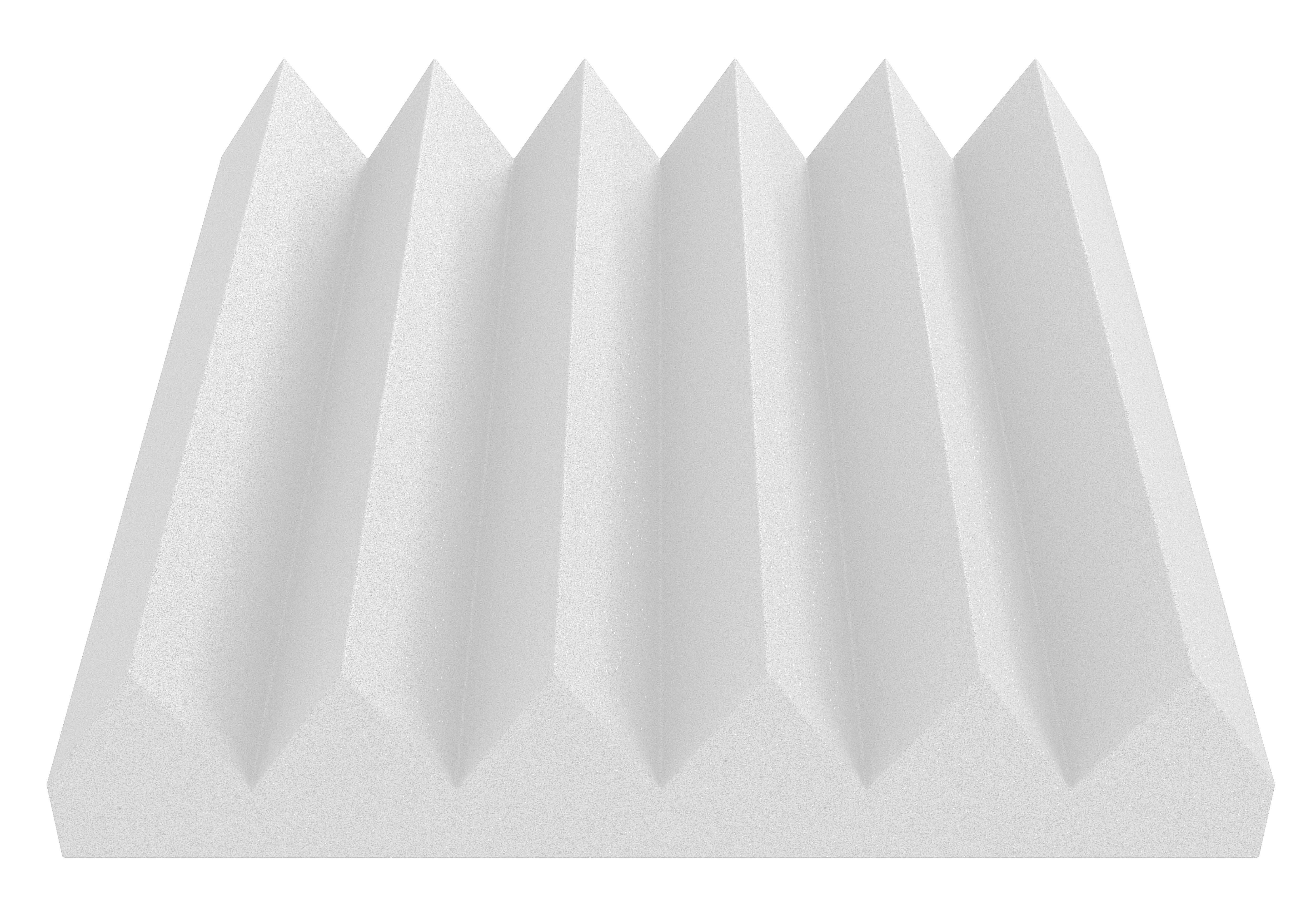 White Acoustic Foam Panels - Cheap Fitting