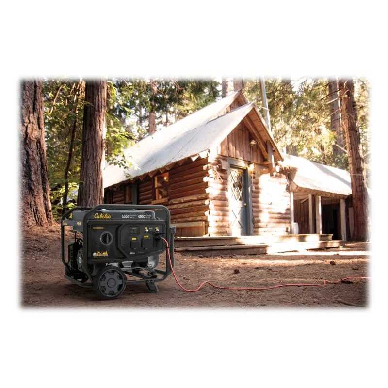 Cabela’s Outdoorsman Series 5,000W/4,000W RV-Ready Portable Generator with Wheel Kit - Cheap Fitting