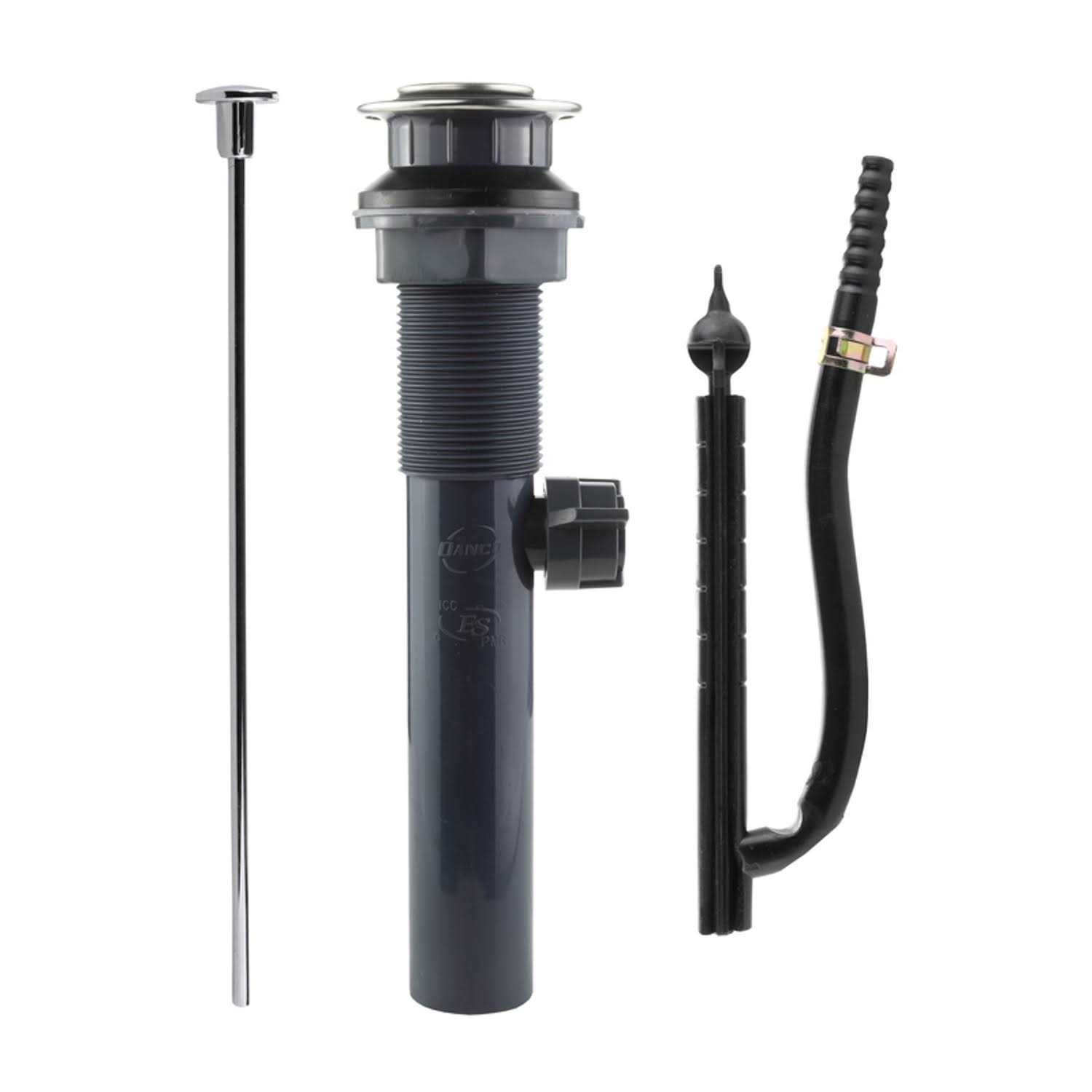 Ace 1-1/4 in. D Chrome Plastic Pop-up Lavatory Drain - Cheap Fitting