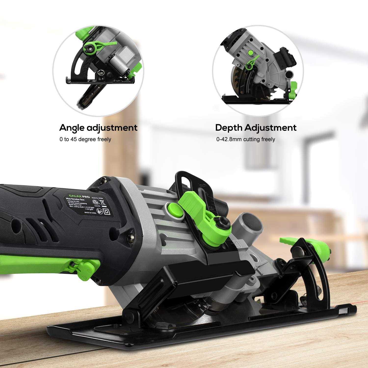 GALAX PRO 20V 4-1/2 Cordless Circular Saw with 2.0Ah battery - Cheap Fitting