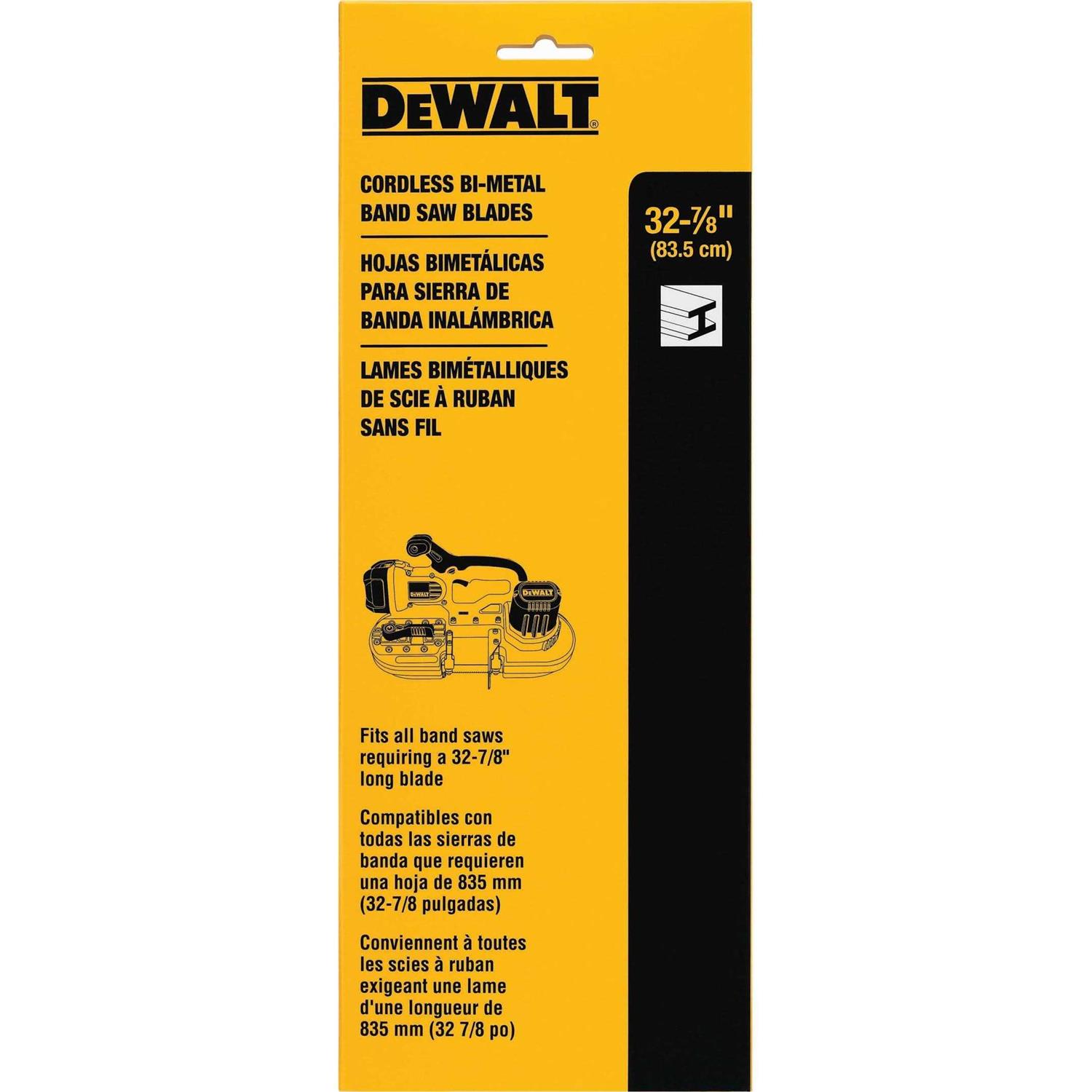 DEWALT Cordless Band Saw Blade 18 TPI DW3983C - Cheap Fitting