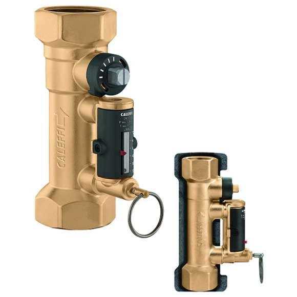 Caleffi 132552A 3/4 NPT QuickSetter Balancing Valve w/ Flow Meter - Cheap Fitting